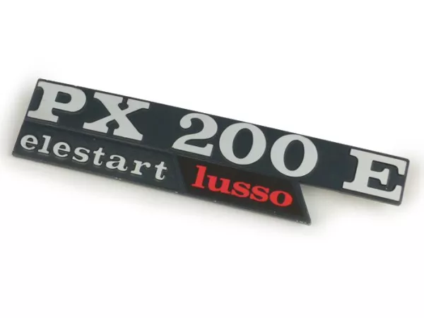 Zijklep belettering -OEM KWALITEIT- Vespa PX200 E Lusso Elestart- Vespa PX200 (bouwjaar 1984-1997)