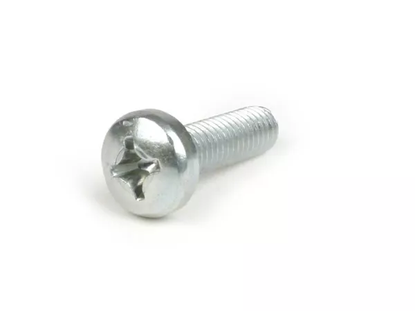 Tornillo -DIN 7985- M6 x 20mm (utilizado para regulador de tensión Vespa PX, Cosa, T5 125cc, PK XL, PK XL2)