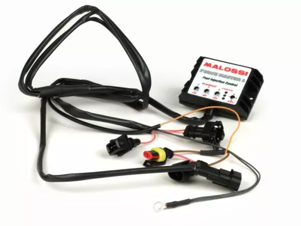 Regeleenheid injectiesysteem -MALOSSI Forcemaster 2- Vespa GTS 300ie, Vespa GTV 300ie, Vespa GTS 300ie Super Sport, Aprilia Scarabeo 300ie, Aprilia Sportcity 300ie, SR Max 300ie, Derbi Rambla 300ie, Gilera Nexus 300ie, Piaggio Beverly 300ie, Piaggio Carna