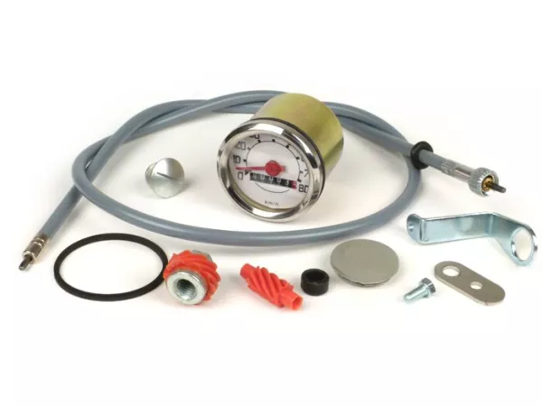 Snelheidsmeter retrofit kit -VESPA- V50 met snelheidsmeter Ø=48mm