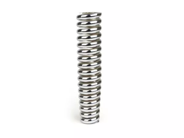 Shock absorber spring front -ROLLERLADEN l=190mm- Vespa GS150 (VS1-5T), GS3, GL150 (VGLA, VGLB, VLA) - chrome