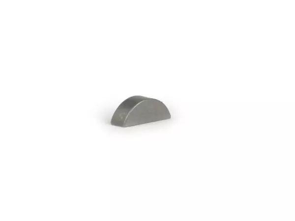 Chaveta de media luna (chaveta Woodruff) -DIN 6888- 3x3,6mm (utilizada para cigüeñal lado alternador Vespa GS 150, Lambretta D 125-150 (1956-1957), LD 125-150 (1956-1957), lado motor Vespa GS 150)
