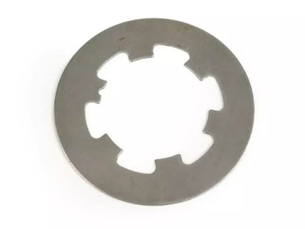 Clutch steel disc -PIAGGIO- Vespa Smallframe V50, V90, SS50, SS90, PV125, ET3, PK50, PK80, PK50 S, PK80 S, PK125 S, PK50 XL, PK125 XL, ETS, PK50 HP, PK50 SS  - 1.5mm for 3-disc clutches