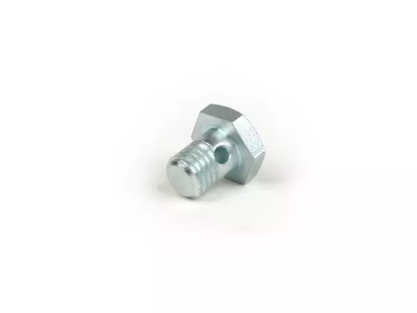Front wheel brake cable clamp -PIAGGIO- Vespa V50, V90, SS50, SS90, PV125, ET3, VNA, VNB, VBA, VBB, Super, GL150 (VLA1T), GT125 (VNL2T), GTR125 (VNL2T), TS125 (VNL3T), Sprint150 (VLB1T), Rally180 (VSD1T), Rally200 (VSE1T), PX (-1983)