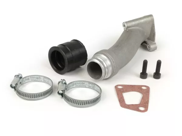 Intake manifold -POLINI 3-stud, rotary valve- Vespa PK XL - CS=28.5mm (Dell'Orto PHBL24, Polini CP24 )