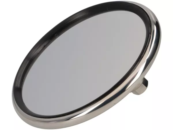 Mirror head -STADIUM stainless steel- round