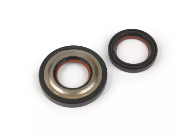 Oil seal set for crankshaft -MALOSSI PTFE/FKM, 24mm cone- Vespa PK125 XL2, ETS