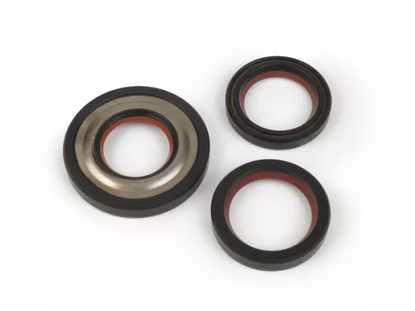 Oil seal set engine -MALOSSI PTFE/FKM, 24mm cone- Vespa PK125 XL2, ETS