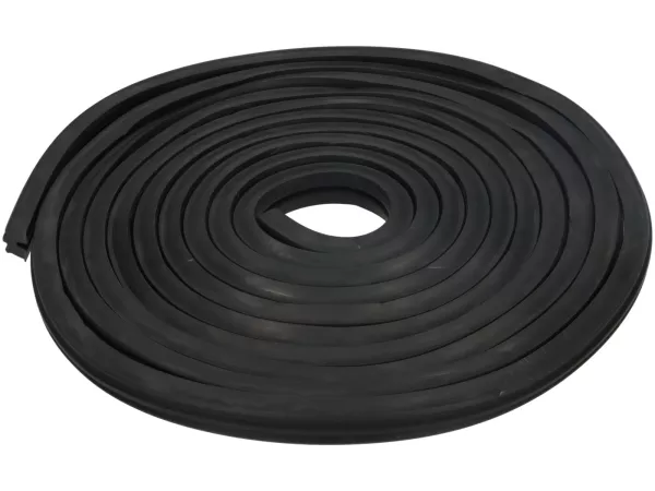 Fascia battistrada in gomma -QUALITÀ OEM, B=14mm, 3 profili alette- Vespa 50s (V5SA1T 15324-), 90 (V9A1T -25000), VNA, VNB, VBB2T - 3900mm