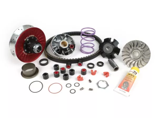 Kit variateur -MALOSSI Overrange MHR aluminium - Piaggio 50cc (1998-, carter court)