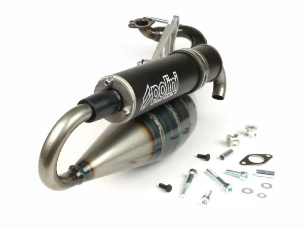 Knalpot -POLINI untuk Race 4- Minarelli 50 ccm LC