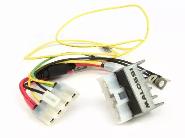 Juego regulador de tensión para -MALOSSI VesPower- Vespa PX (para conversión a funcionamiento con batería)