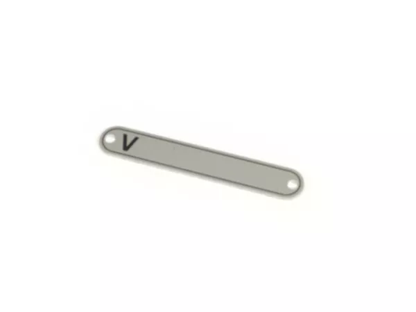 Piastra tipo -VESPA- V-... (60x12x0,5mm)