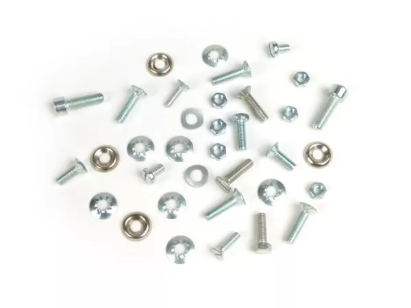 Set sekrup untuk kaskade & pelindung lumpur -LAMBRETTA- Lambretta LI (Seri 3), LIS, SX, TV (Seri 3), DL, GP