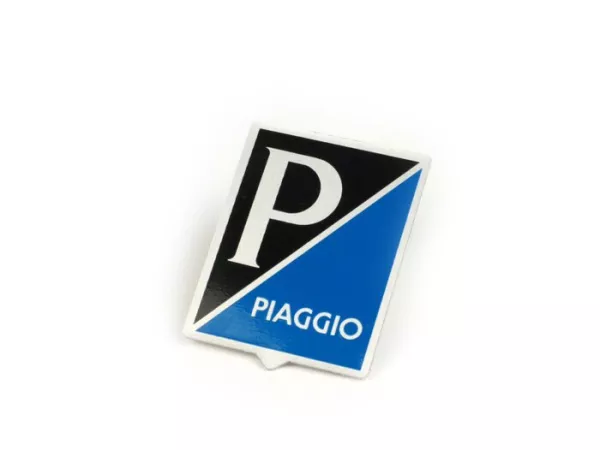 Kaskadbokstäver -OEM KVALITET- Vespa Piaggio rektangel - Vespa GS150 / GS3 (från 1955), Vespa GS160 (från 1962), Vespa SS180 (från 1965), Vespa Super (från 1965), Vespa GT125 (från 1966) - aluminium (utan prägling)