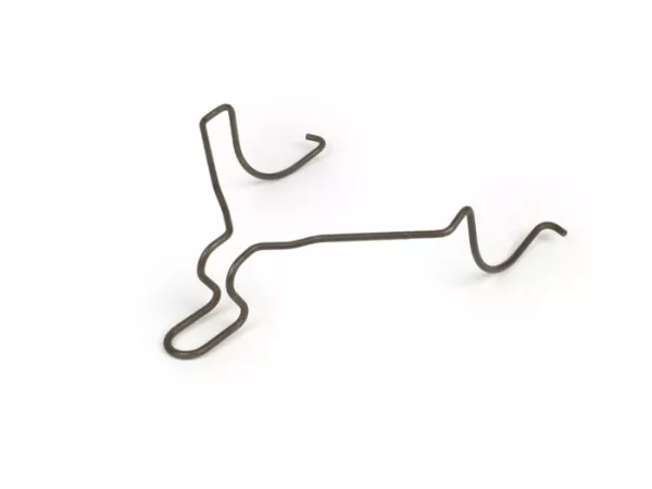 Battery clip -OEM QUALITY- Vespa VNB1T, VBA, VBB1T, VLA, VLB, VNC - burnished