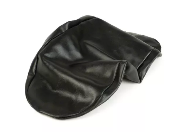 Funda de asiento extensible (funda de ducha) -VESTIMOTO- Vespa V50, PV125, ET3 - ribete gris