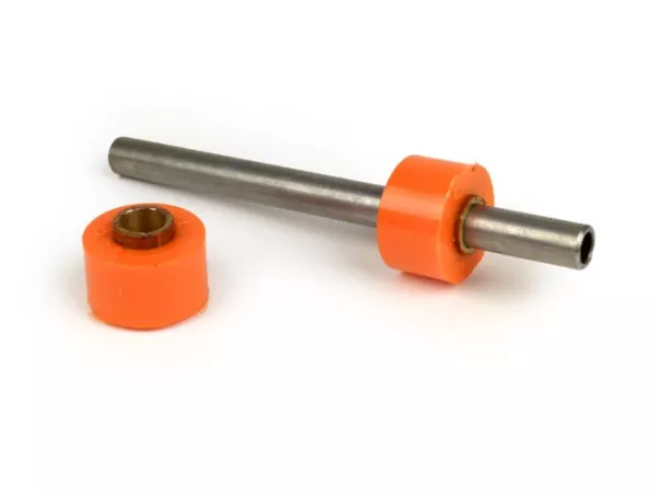 Motor Silentblock -PLC CORSE, naranja (reforzado)- Vespa V50, V90, SS50, SS90, PV125, ET3, PK S, PK XL
