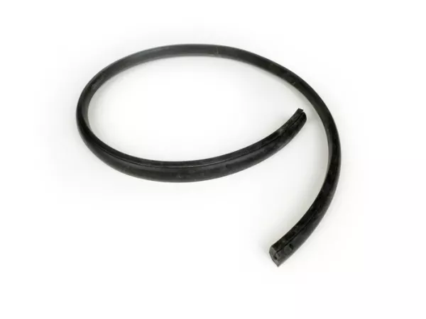 Rubber zijkap -BGM ORIGINAL- Vespa PX, Vespa T5 125cc - Zwart / links