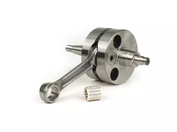 Albero motore -QUATTRINI (per motori Quattrini C1 e Pinasco) - guancia intera corsa 53mm, biella 105mm - (cono Ø 24mm)