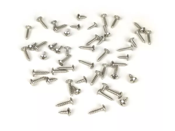 Jeu vis -UNIVERSEL- carénage - 4,2x12mm + 4,2x20mm + 5,0x12mm + 5,0x20mm - 50 unités