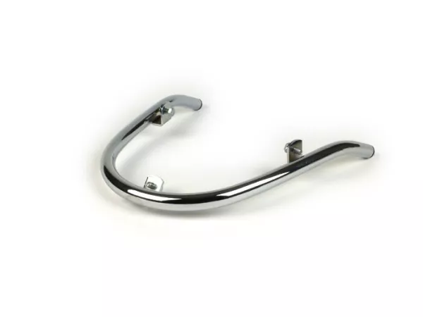 Bumper depan -AMS CUPPINI- Vespa Primavera 50 (ZAPC53100, ZAPC53200), Vespa Primavera 125 (ZAPM81100), Vespa Primavera 150 (ZAPM81200) - Chrome