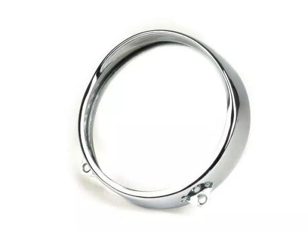Headlight rim -PREMIUM, Ø=115/120mm- Vespa ACMA 1955-1958 - chrome