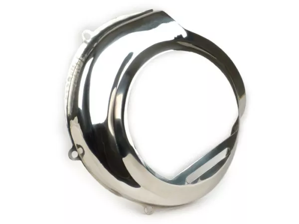 Cubre rueda ventilador -VESPA Sprint/VBB Style- Vespa PX80, PX125, PX150, PX200 - modelos con arranque eléctrico - acero inoxidable