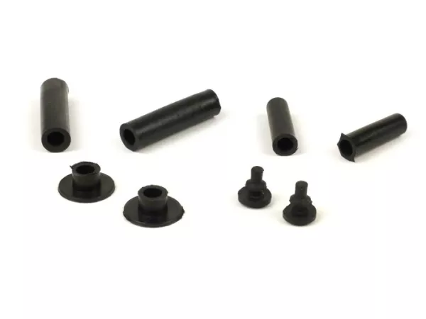 Rubber buffer set incl. bushes for side panel -VESPA- Vespa PX (models with internal fastener)