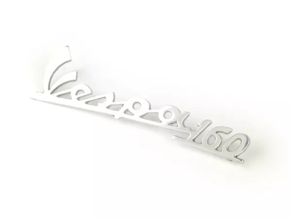 Kentekenplaat belettering -VESPA- Vespa 160- Motovespa 160 (E70)