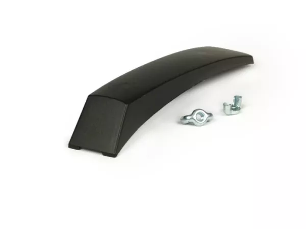 Mudguard crest -OEM QUALITY- Vespa PX EFL (1984-) - plastic - black