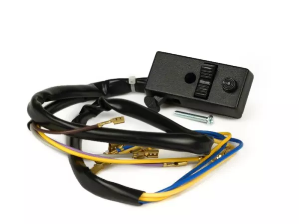 Lichtschakelaar -VESPA- PX80, PX125, PX150, PX200 (bouwjaar 1978-1983) - 9 kabels (12V modellen met richtingaanwijzers, zonder accu)