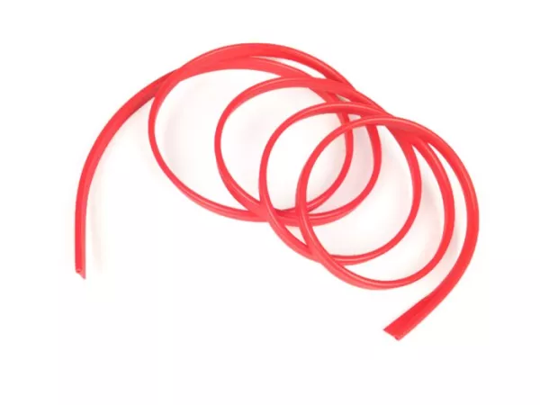 Piping for leg shield trim -VESPA- 1600mm - red