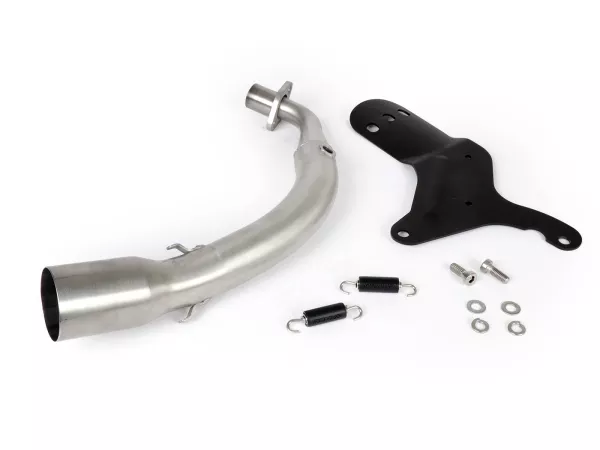 Collettore di scarico e staffa -REMUS RSC- Ø=55mm - Vespa Primavera 125ie 3V, Sprint 125ie 3V