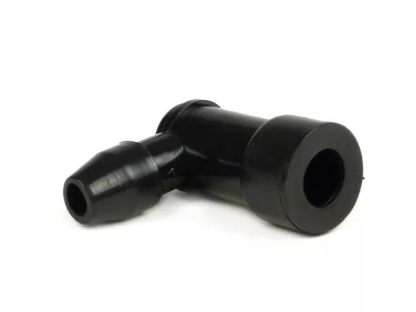 Spark plug connector -VICMA- black, 90°