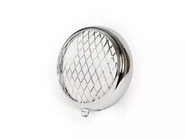 Koplamp sierring met rooster -VESPA Ø=95/105mm- (glas/behuizing) Vespa 125 V1, V15, V30, V33, VU