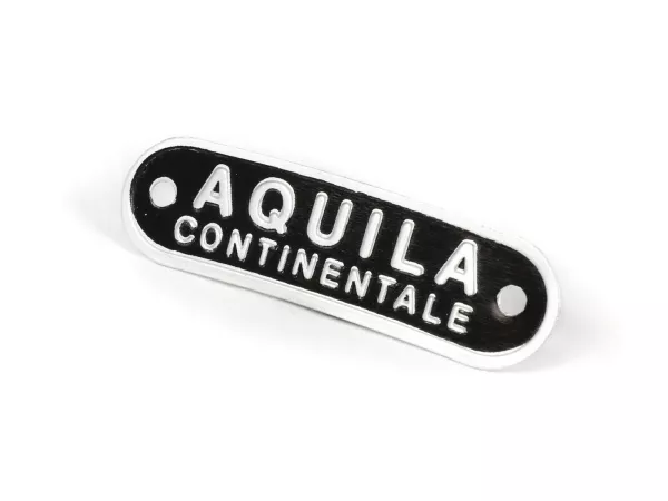 Insigne selle Vespa et Lambretta -SELLERIA TREZZI- Aquila Continentale - noir