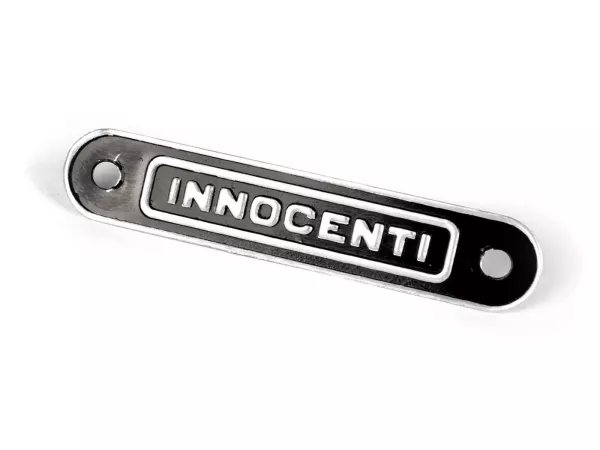 Insigne selle Lambretta -SELLERIA TREZZI- Innocenti - noir