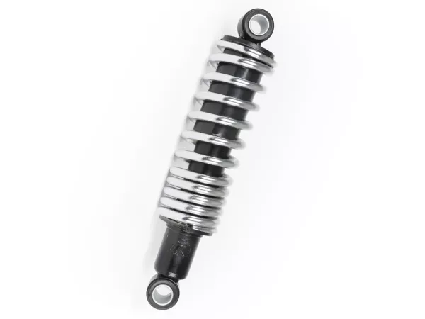Peredam kejut belakang -UNI Auto, 305mm- Lambretta LI (Seri 3), LIS, SX, TV (Seri 3), DL, GP - chrome
