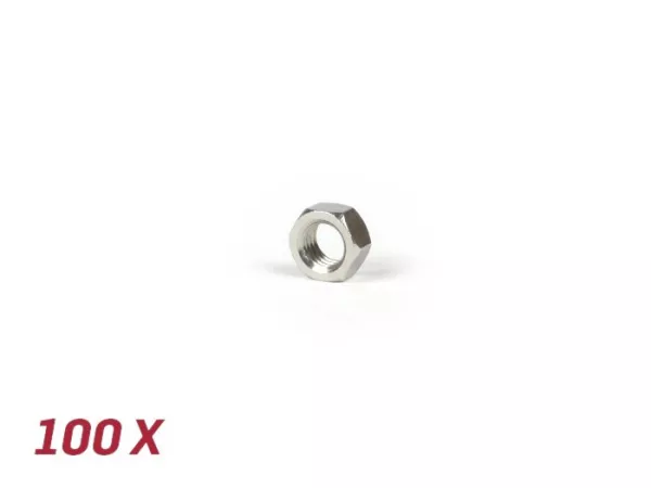 Nut -DIN 934 stainless steel- 100 pcs - M7