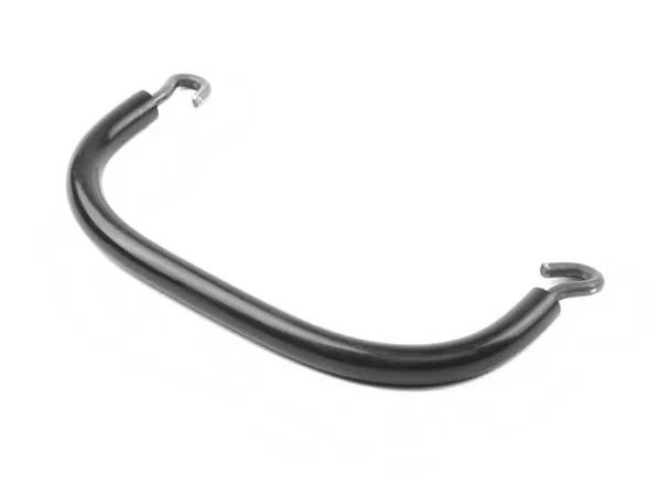 Poignée selle -(17,5cm entraxe des trous) -SELLERIA TREZZI- Vespa 150 VL1 à VL3T, VB1T, Vespa 125 VNA1T, VNA2T, VNB1 à VNB6, Vespa 150 VB1T, VBA1T, VBB1, VBB2  - noir