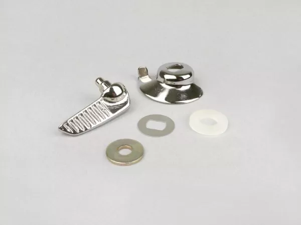 Hendel zijkleppen -OEM KWALITEIT- Vespa V50, V90, SS50, SS90, PV125, ET3 - Aluminium
