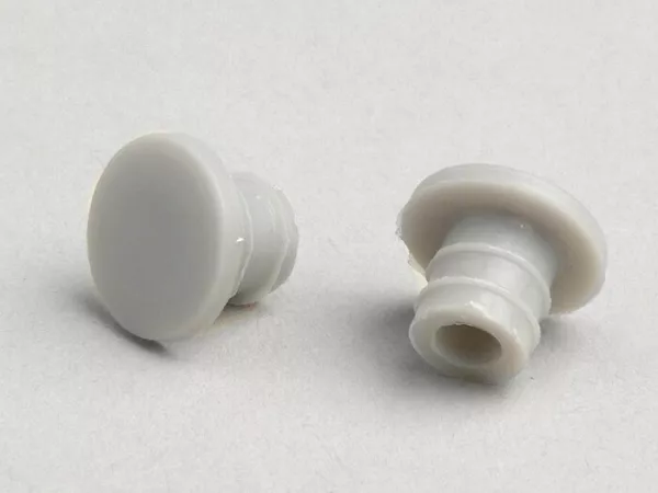 Tapón de goma marco delantero -VESPA- Vespa V50, V90, PV, GL, GT, GTR, TS, Sprint, Rally, SS180, T4, VNA, VNB - Gris