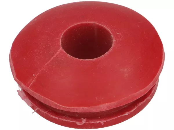 Grommet fuel tap lever -OEM QUALITY- Vespa P-range (-1984), Largeframe (-1984), Smallframe - red