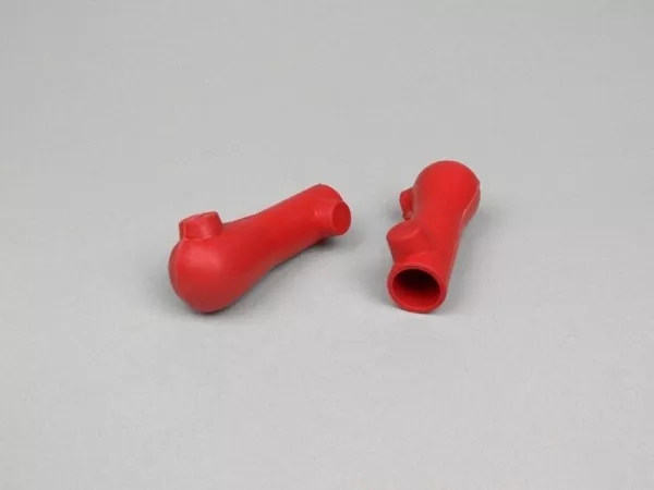 Center stand rubbers -OEM QUALITY Ø=20mm- Vespa Sprint150 (VLB1T), Rally180/200 (VSD1T/VSE1T), TS125 (VNL3T), GS160/GS4 (VSB1T), SS180 (VSC1T), GL150 (VLA1T), GT/GTR125 (VNL2T), Super, VNB3T-VNB6T, VBB1T (17451-), VBB2T - red