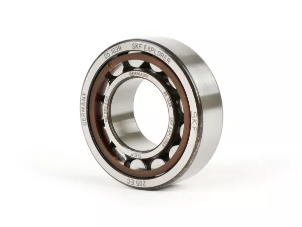 Rollenlager -NU205- (25x52x15mm) Typ 2 - (verwendet für Kurbelwelle Lichtmaschinenseite Lambretta LI (Serie 2-3), LIS, SX, TV (Serie 2-3), Vespa T5 125cc, GS160 / GS4 (VSB1T), SS180 (VSC1T))