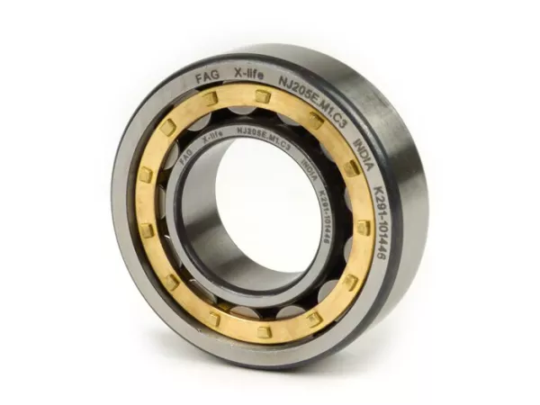 Rollager -NJ205 E M1C3- (25x52x15mm) type 2 - (gebruikt voor krukas dynamo zijde Lambretta LI (serie 2-3), LIS, SX, TV (serie 2-3), Vespa T5 125cc, GS160 / GS4 (VSB1T), SS180 (VSC1T))