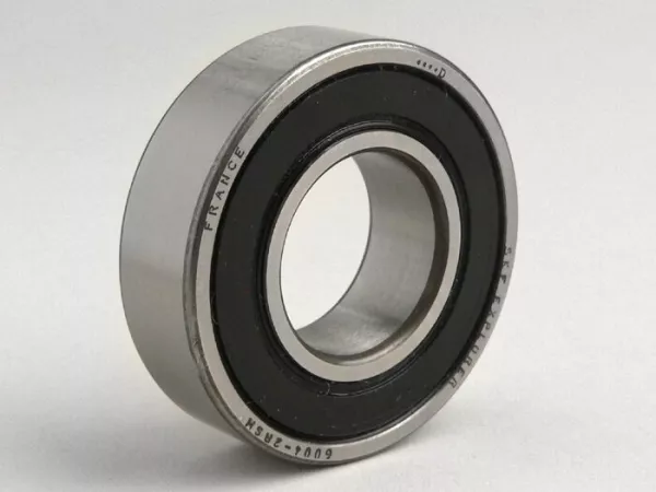 Rodamiento de bolas -6004 2RS (encapsulado por ambos lados)- (20x42x12mm) - (utilizado para eje auxiliar Lambretta LI, LIS, SX, TV (series 2-3), DL, GP)