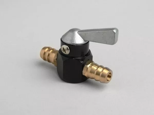 Fuel tap -BGM ORIGINAL- universal inline fuel tap - suitable for Ø=8mm hose