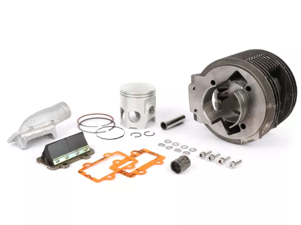 Cilinder -GRAN TURISMO GT186 Kit, incl. inlaatspruitstuk en membraan- Lambretta LI 125-150, LIS 125-150, SX 150, DL 125-150, GP 125-150